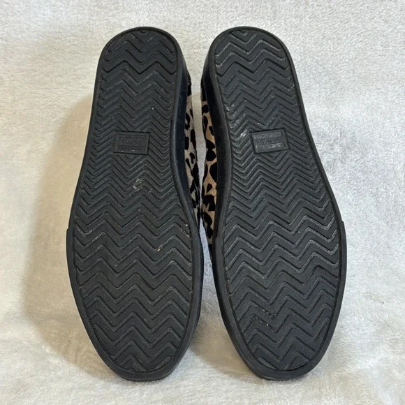TOMS Leopard Print Velvet Slip On Shoes Women's‎ Size 9.5 W EU 41 - Picture 7 of 12